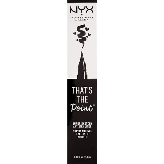 NYX That’s The Point Liquid Eyeliner SUPER SKETCHY TTPE06 Artistry Eye Liner - Health & Beauty:Makeup:Eyes:Eyeliner
