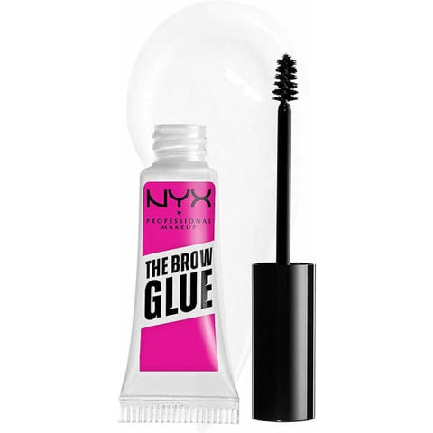 NYX The Brow Glue Eye Brow Gel Transparent TBG01 CLEAR eyebrow - Health & Beauty:Makeup:Eyes:Eyebrow Liner & Definition