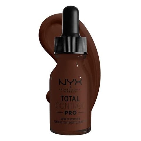 NYX Total Control PRO Drop Foundation DEEP EBONY TCPDF25 NEW - Health & Beauty:Makeup:Face:Foundation