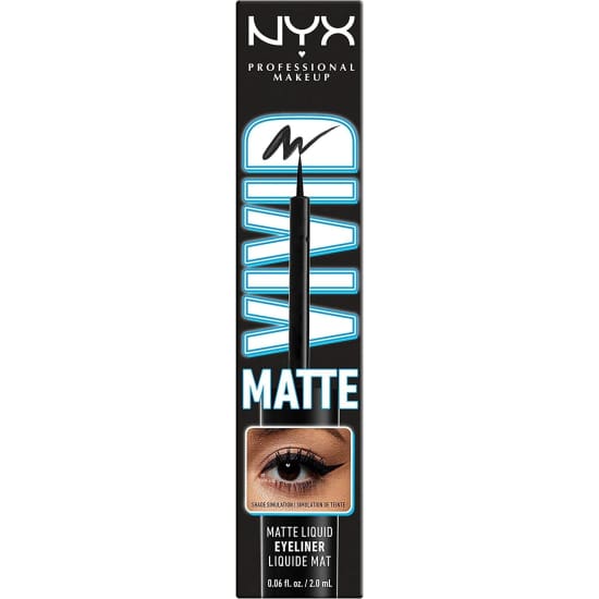 NYX Vivid Matte Liquid Eyeliner BLACK VMLL01 Eye Liner - Health & Beauty:Makeup:Eyes:Eyeliner
