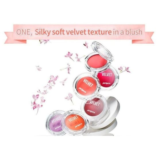 PERIPERA Velvet Cheek Blush CHOOSE COLOUR cream - Health & Beauty:Makeup:Face:Blush