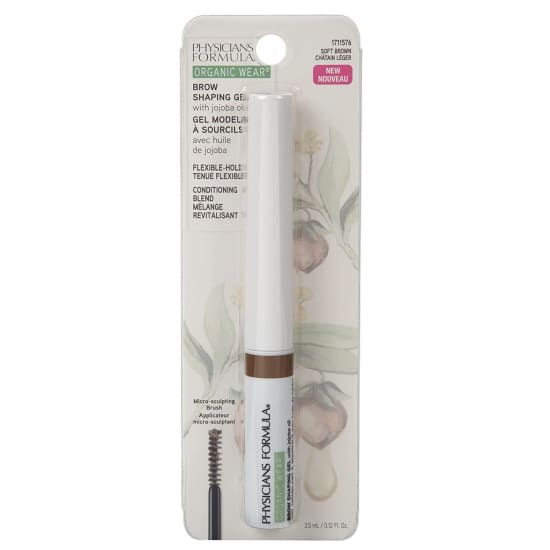 PHYSICIANS FORMULA Organic Wear Brow Gel Soft Brown 1711576 eye - Health & Beauty:Makeup:Eyes:Eyebrow Liner & Definition