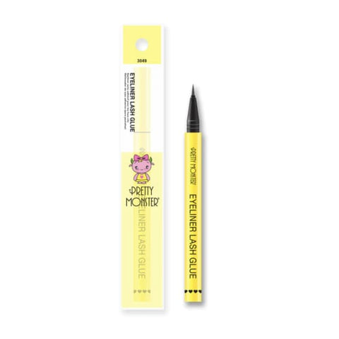 PRETTY MONSTER Eyeliner Lash Adhesive Glue BLACK eye liner - Health & Beauty:Makeup:Eyes:Eyelash Extensions