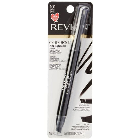 REVLON Colorstay 2 In 1 Angled Kajal Eye Liner ONYX 101 eyeliner black - Health & Beauty:Makeup:Eyes:Eyeliner