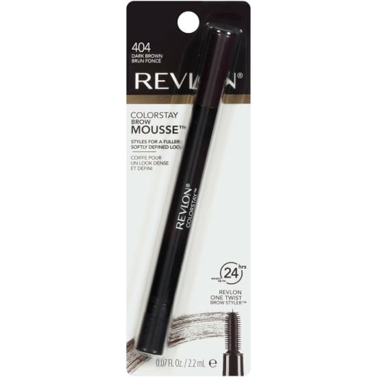 REVLON Colorstay Brow Mousse DARK BROWN 404 NEW eye eyebrow - Health & Beauty:Makeup:Eyes:Eyelash Extensions