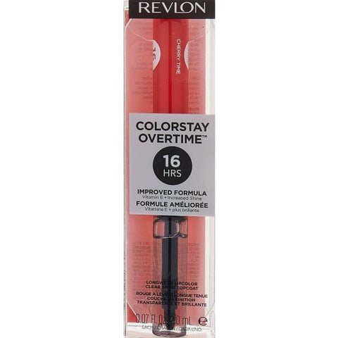 REVLON ColorStay Overtime Liquid Lipcolor Lipstick CHERRY TIME 580 NEW - Health & Beauty:Makeup:Lips:Lipstick