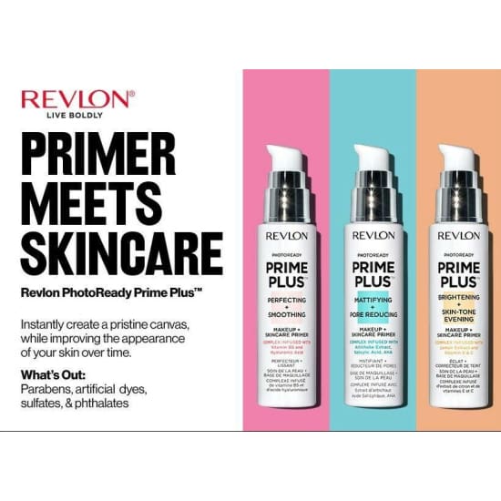 REVLON PhotoReady Prime Plus Primer CHOOSE base - Health & Beauty:Makeup:Face:Blush