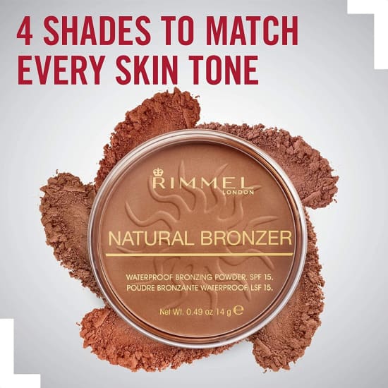 RIMMEL Natural Bronzer Waterproof Bronzing Powder CHOOSE YOUR COLOUR - Health & Beauty:Makeup:Face:Bronzer Contour & Highlighter