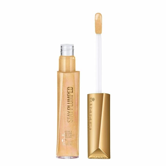 RIMMEL Stay Plumped Lip Gloss CHOOSE YOUR COLOUR New plumper lipgloss - Angel Shimmer 801 - Health & Beauty:Makeup:Lips:Lip Plumper