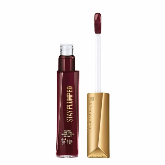 RIMMEL Stay Plumped Lip Gloss CHOOSE YOUR COLOUR New plumper lipgloss - Bittersweet Plum 841 - Health & Beauty:Makeup:Lips:Lip Plumper