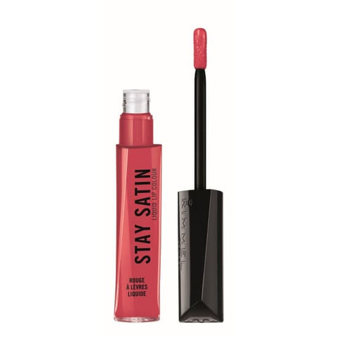 RIMMEL Stay Satin Liquid Lip Colour Lipstick SCRUNCHIE 600 lipcolour NEW - Health & Beauty:Makeup:Lips:Lipstick
