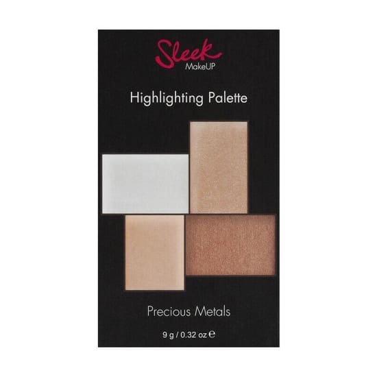 SLEEK MAKEUP Highlighting Palette PRECIOUS METALS 029 highlighter new in box - Health & Beauty:Makeup:Face:Bronzer Contour & Highlighter