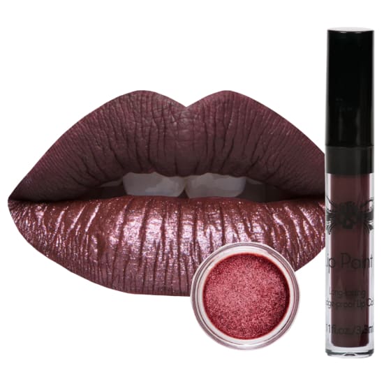 TATTOO JUNKEE Sparkle Lip Paint + Effects Matte Lipstick WHATEVER Kit - Health & Beauty:Makeup:Lips:Lipstick