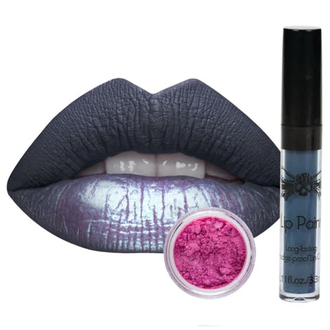 TATTOO JUNKIE Chroma Lip Paint + Effects Matte Lipcolor Lipstick GRUNGE Kit - Health & Beauty:Makeup:Lips:Lipstick