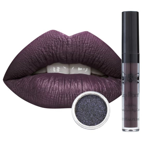 TATTOO JUNKIE Sparkle Lip Paint + Effects Matte Lipcolor Lipstick VIXEN Lip Kit - Health & Beauty:Makeup:Lips:Lipstick